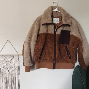 cozy sherpa jacket